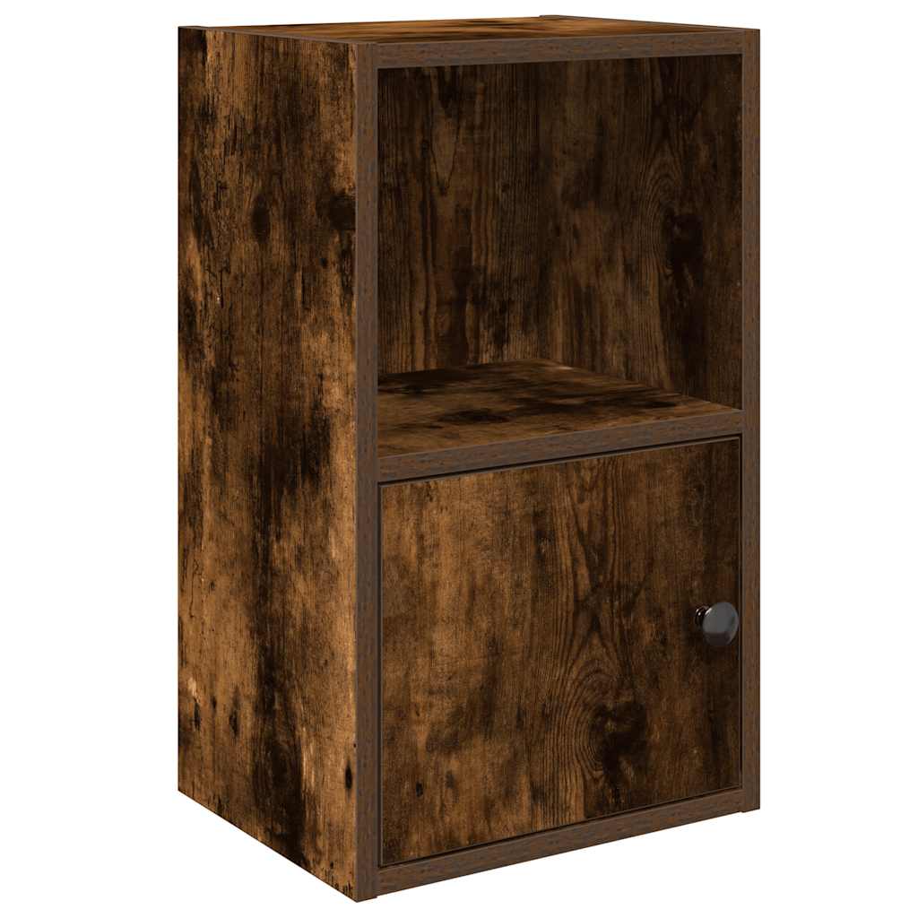 vidaXL Bibliotecă, stejar fumuriu, 31x24x52 cm, lemn prelucrat vidaXL Bibliotecă, stejar fumuriu, 31x24x52 cm, lemn prelucrat