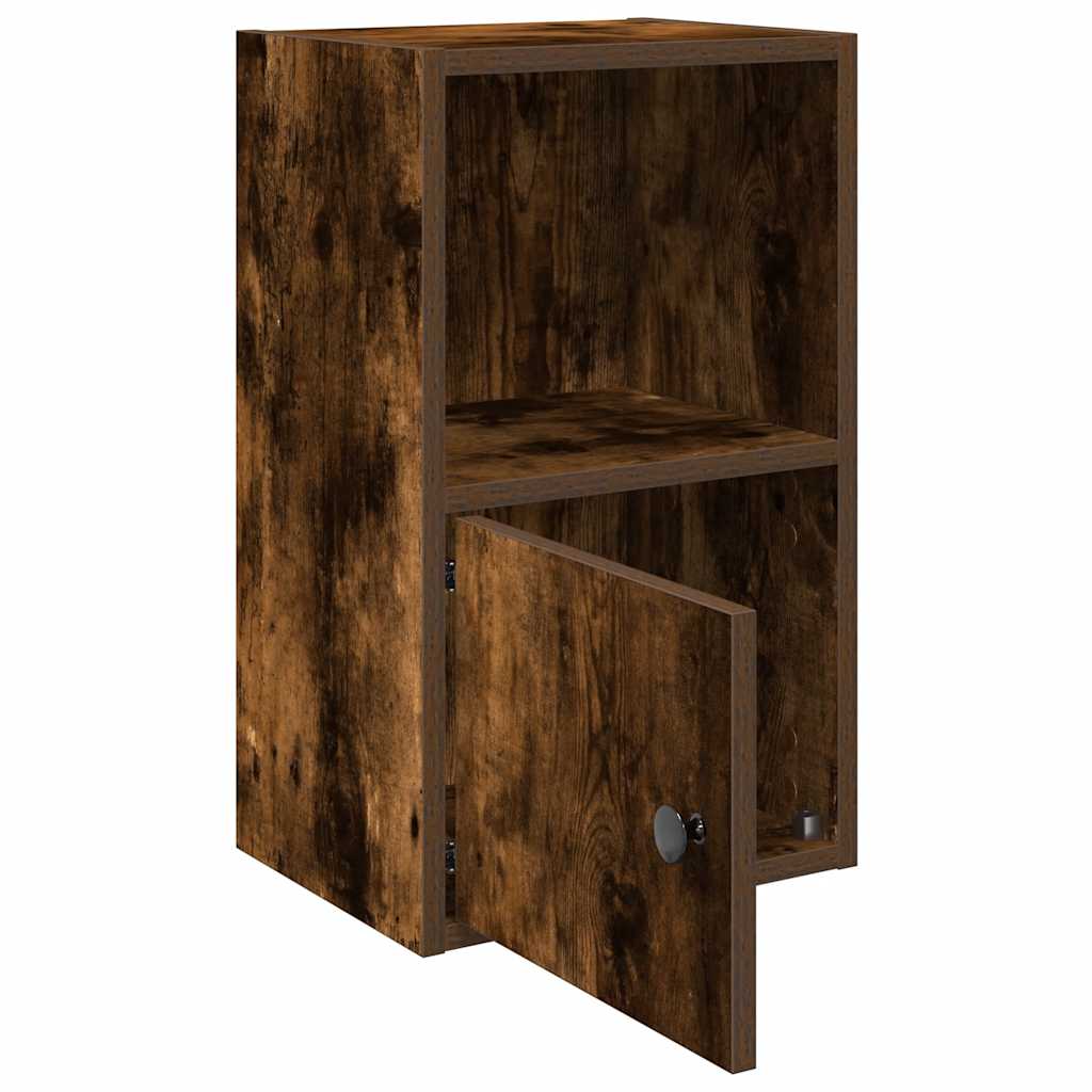 vidaXL Bibliotecă, stejar fumuriu, 31x24x52 cm, lemn prelucrat vidaXL Bibliotecă, stejar fumuriu, 31x24x52 cm, lemn prelucrat