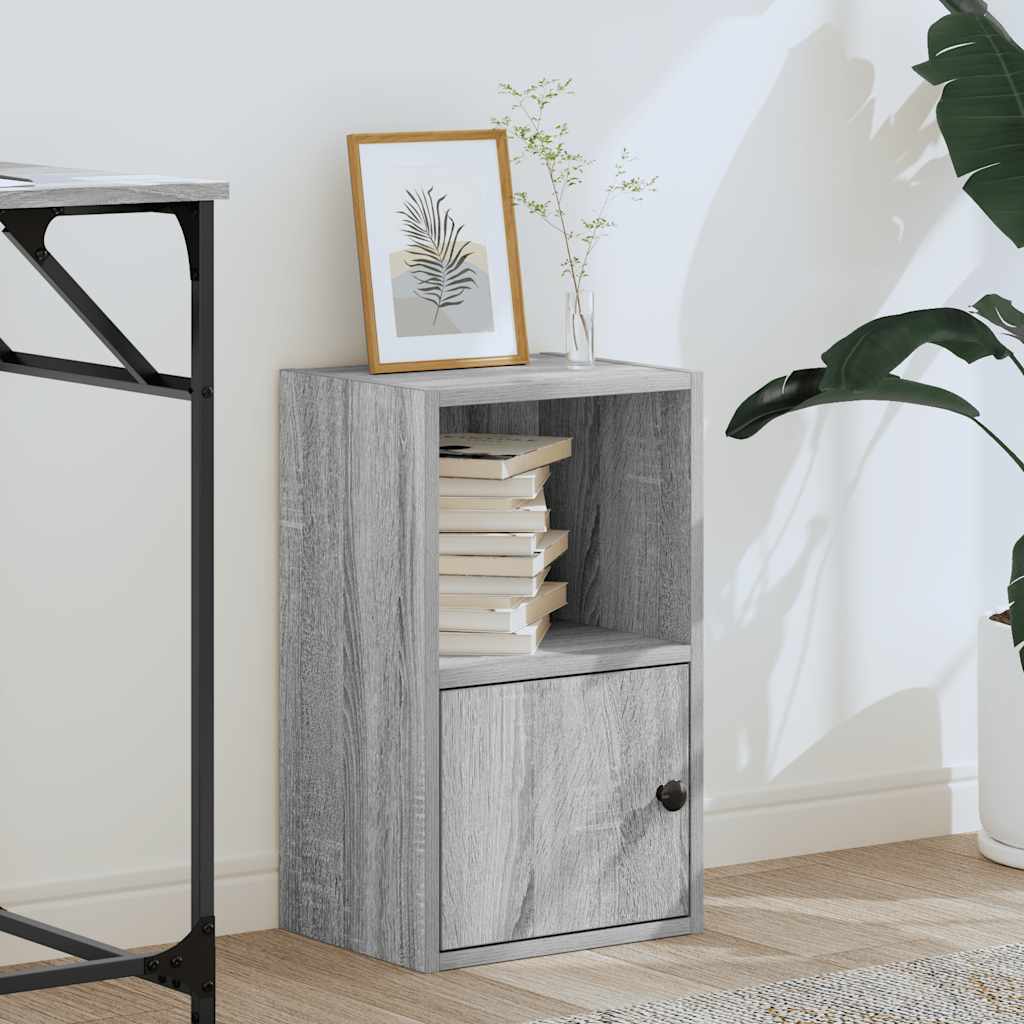 vidaXL Bibliotecă, gri sonoma, 31x24x52 cm, lemn prelucrat vidaXL Bibliotecă, gri sonoma, 31x24x52 cm, lemn prelucrat