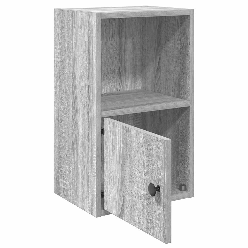 vidaXL Bibliotecă, gri sonoma, 31x24x52 cm, lemn prelucrat vidaXL Bibliotecă, gri sonoma, 31x24x52 cm, lemn prelucrat