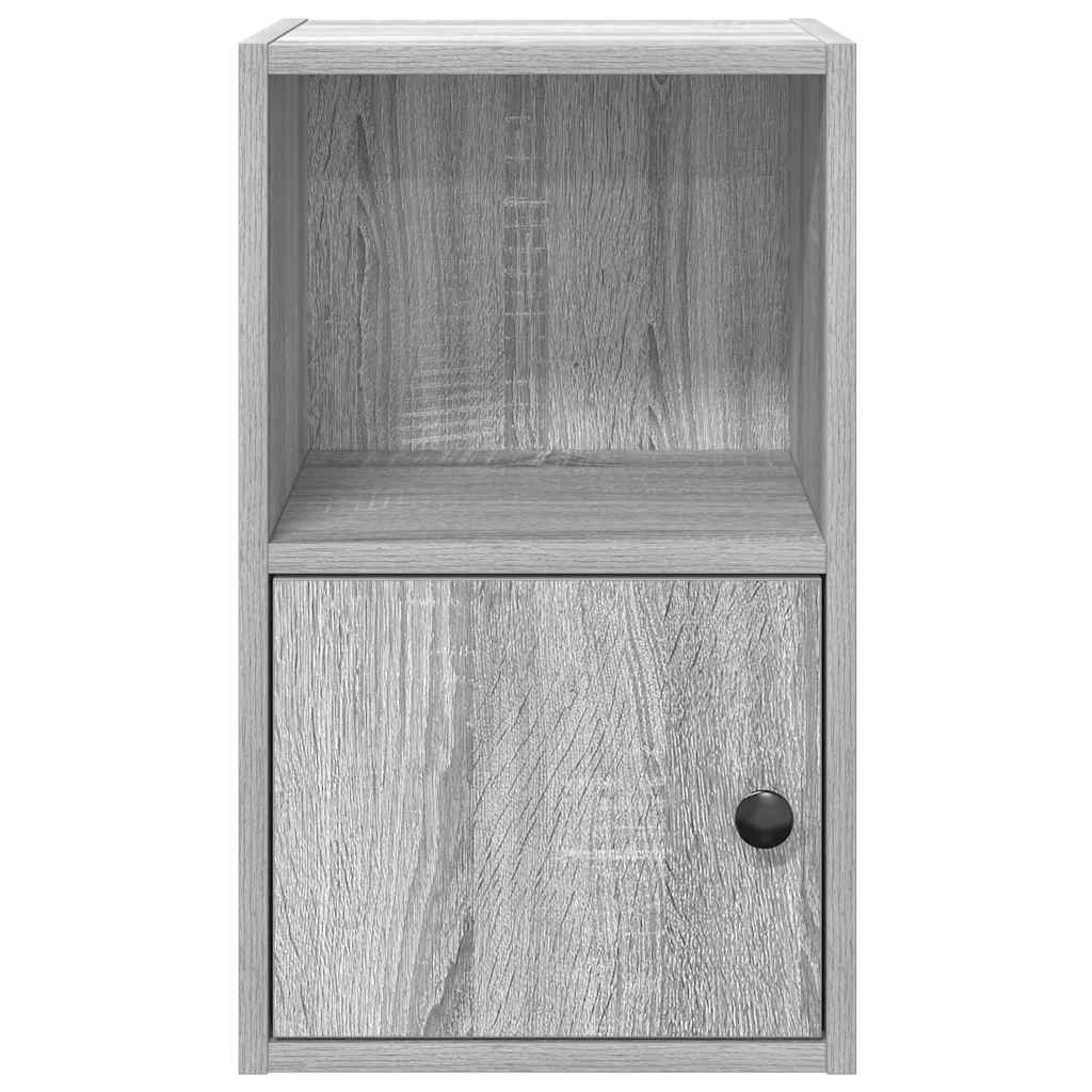 vidaXL Bibliotecă, gri sonoma, 31x24x52 cm, lemn prelucrat vidaXL Bibliotecă, gri sonoma, 31x24x52 cm, lemn prelucrat