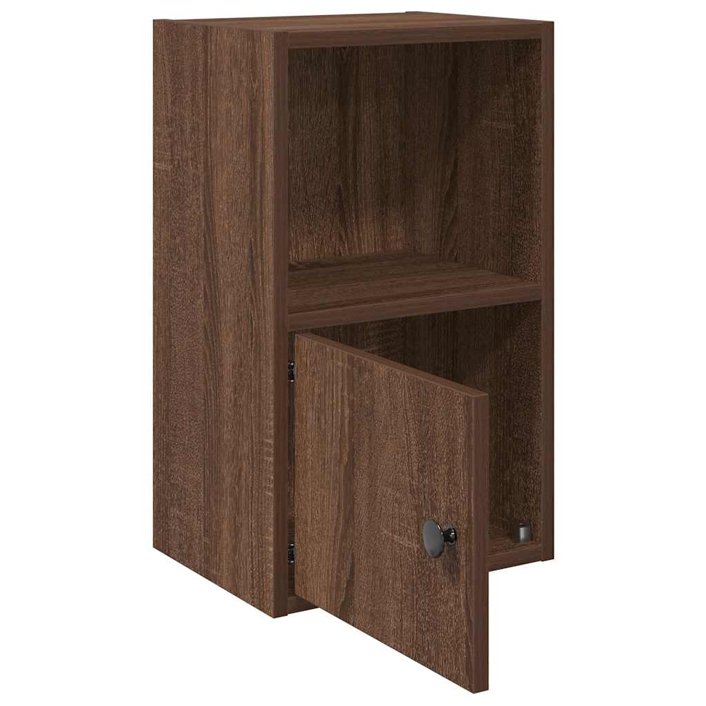 vidaXL Bibliotecă, stejar maro, 31x24x52 cm, lemn prelucrat
