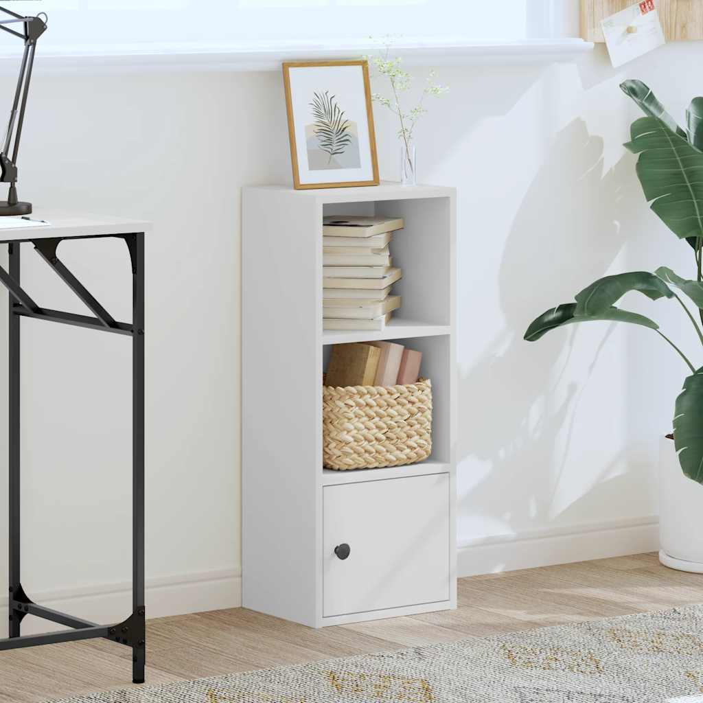 vidaXL Bibliotecă, alb, 31x24x77 cm, lemn prelucrat vidaXL Bibliotecă, alb, 31x24x77 cm, lemn prelucrat