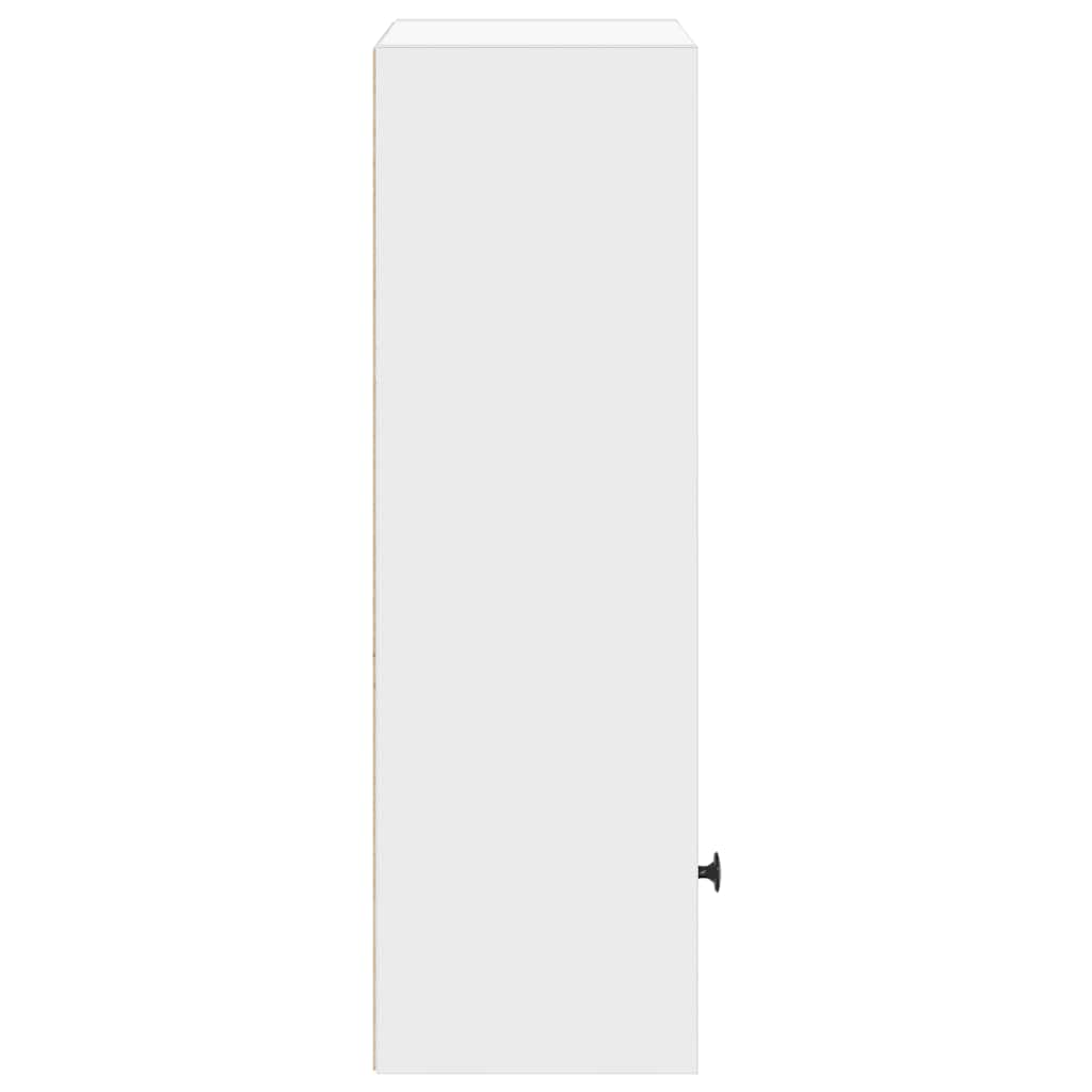vidaXL Bibliotecă, alb, 31x24x77 cm, lemn prelucrat vidaXL Bibliotecă, alb, 31x24x77 cm, lemn prelucrat