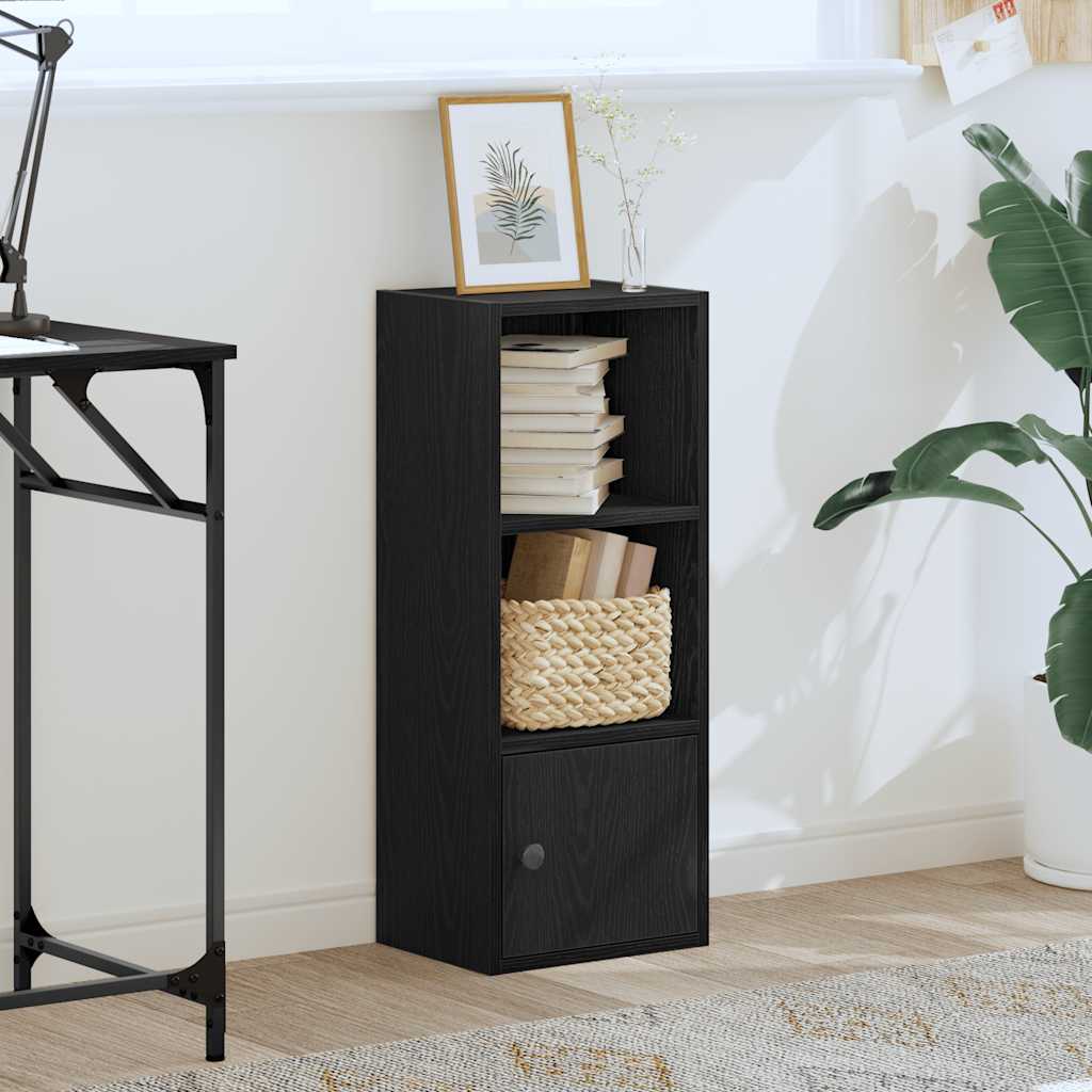 vidaXL Bibliotecă Stejar negru 31x24x77 cm Lemn prelucrat vidaXL Bibliotecă Stejar negru 31x24x77 cm Lemn prelucrat
