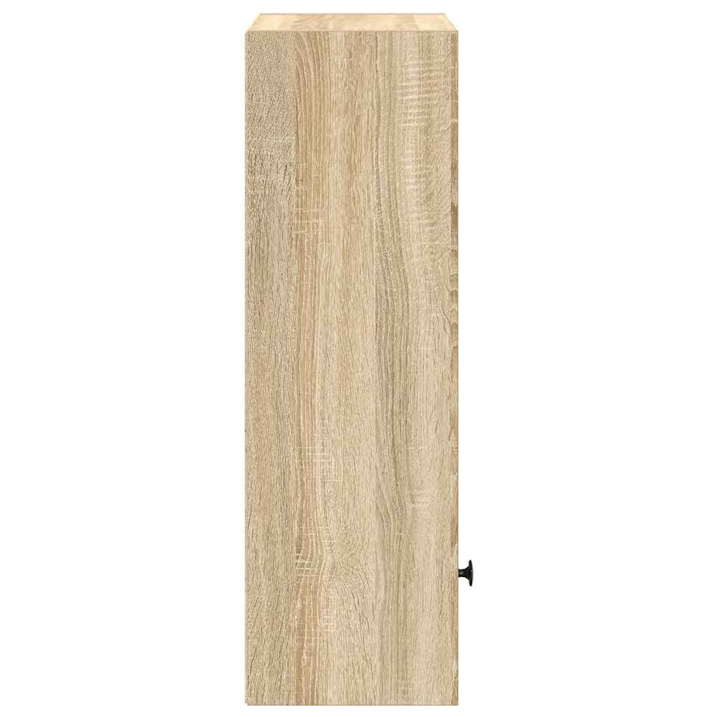 vidaXL Bibliotecă, stejar sonoma, 31x24x77 cm, lemn prelucrat vidaXL Bibliotecă, stejar sonoma, 31x24x77 cm, lemn prelucrat