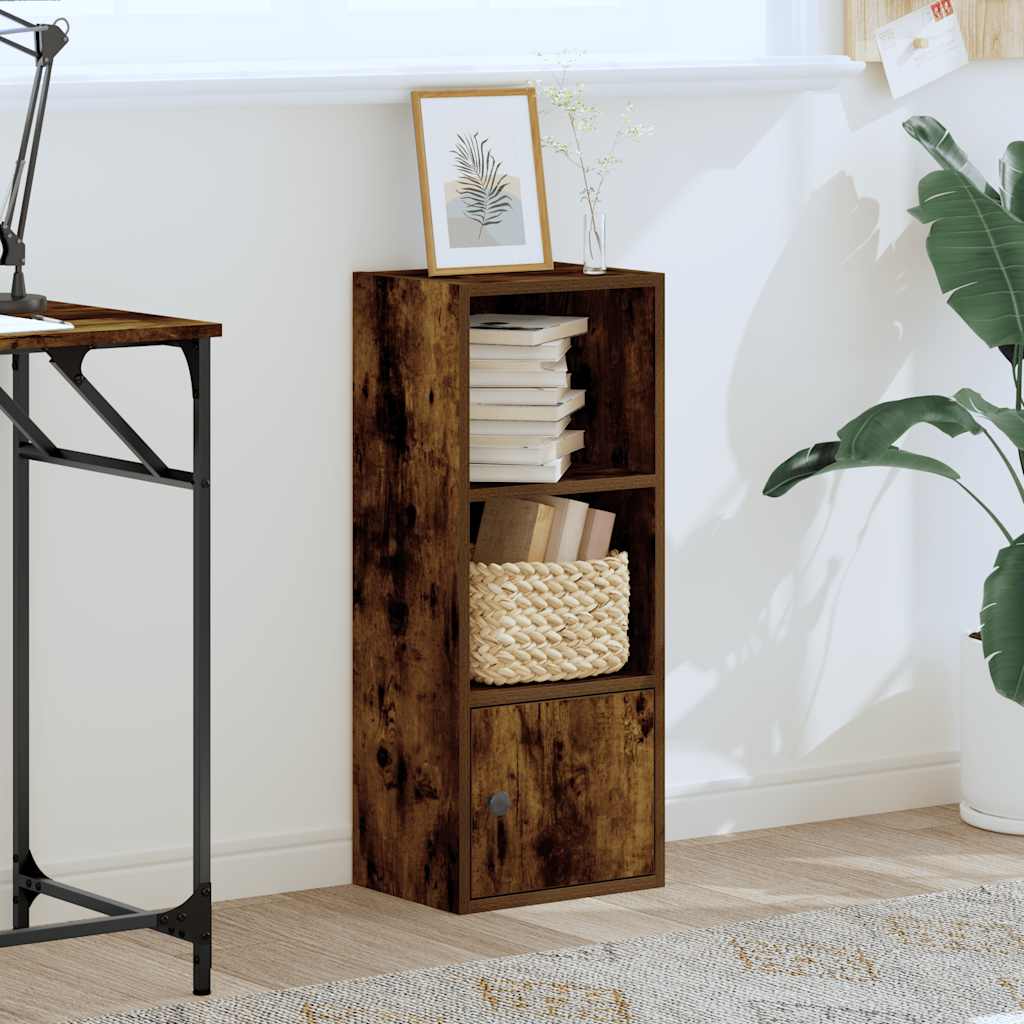 vidaXL Bibliotecă, stejar fumuriu, 31x24x77 cm, lemn prelucrat vidaXL Bibliotecă, stejar fumuriu, 31x24x77 cm, lemn prelucrat