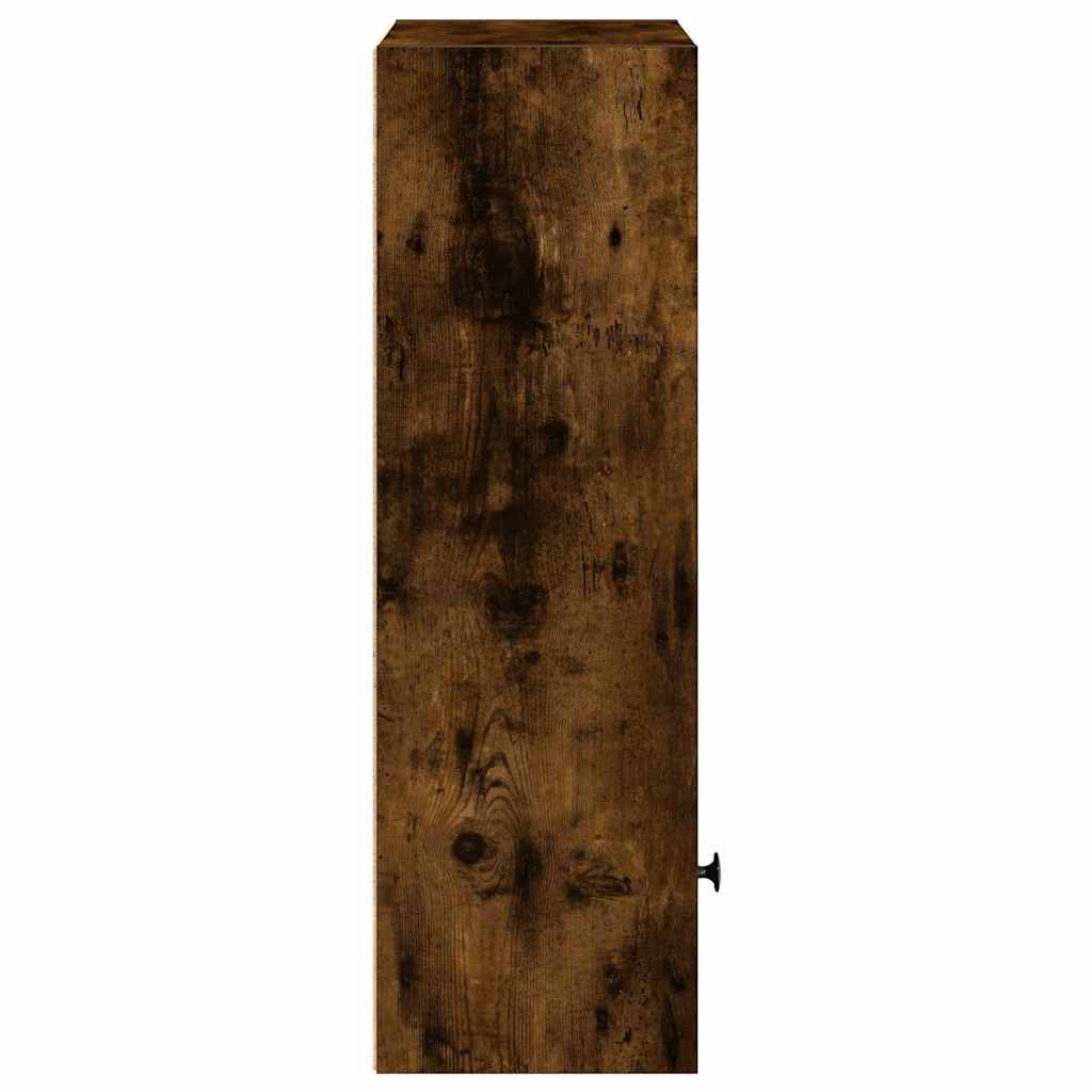 vidaXL Bibliotecă, stejar fumuriu, 31x24x77 cm, lemn prelucrat vidaXL Bibliotecă, stejar fumuriu, 31x24x77 cm, lemn prelucrat