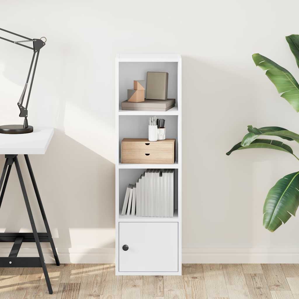 vidaXL Bibliotecă, alb, 31x24x102 cm, lemn prelucrat vidaXL Bibliotecă, alb, 31x24x102 cm, lemn prelucrat