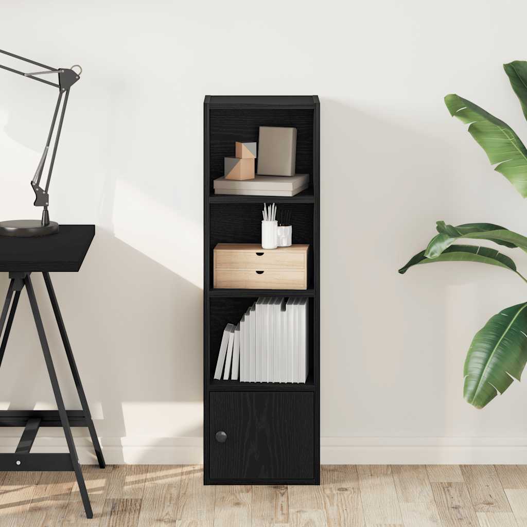 vidaXL Bibliotecă Stejar negru 31x24x102 cm Lemn prelucrat vidaXL Bibliotecă Stejar negru 31x24x102 cm Lemn prelucrat