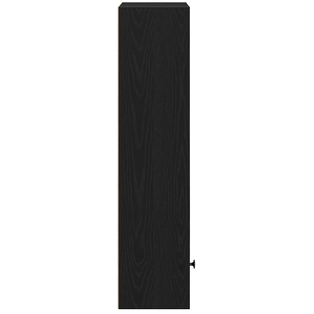 vidaXL Bibliotecă Stejar negru 31x24x102 cm Lemn prelucrat vidaXL Bibliotecă Stejar negru 31x24x102 cm Lemn prelucrat
