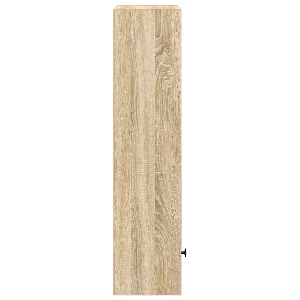 vidaXL Bibliotecă, stejar sonoma, 31x24x102 cm, lemn prelucrat vidaXL Bibliotecă, stejar sonoma, 31x24x102 cm, lemn prelucrat
