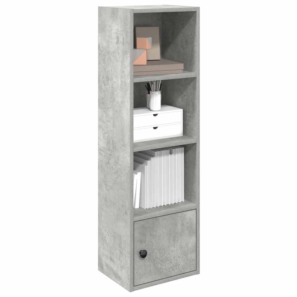 vidaXL Bibliotecă, gri beton, 31x24x102 cm, lemn prelucrat vidaXL Bibliotecă, gri beton, 31x24x102 cm, lemn prelucrat