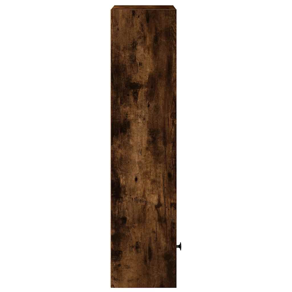 vidaXL Bibliotecă, stejar fumuriu, 31x24x102 cm, lemn prelucrat vidaXL Bibliotecă, stejar fumuriu, 31x24x102 cm, lemn prelucrat