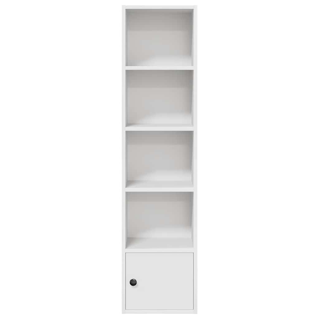 vidaXL Bibliotecă, alb, 31x24x127 cm, lemn prelucrat vidaXL Bibliotecă, alb, 31x24x127 cm, lemn prelucrat