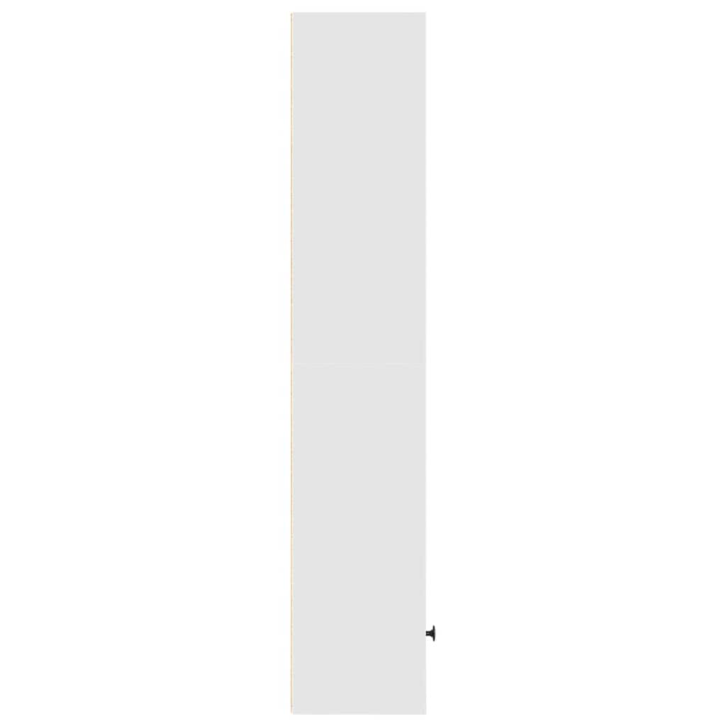 vidaXL Bibliotecă, alb, 31x24x127 cm, lemn prelucrat vidaXL Bibliotecă, alb, 31x24x127 cm, lemn prelucrat