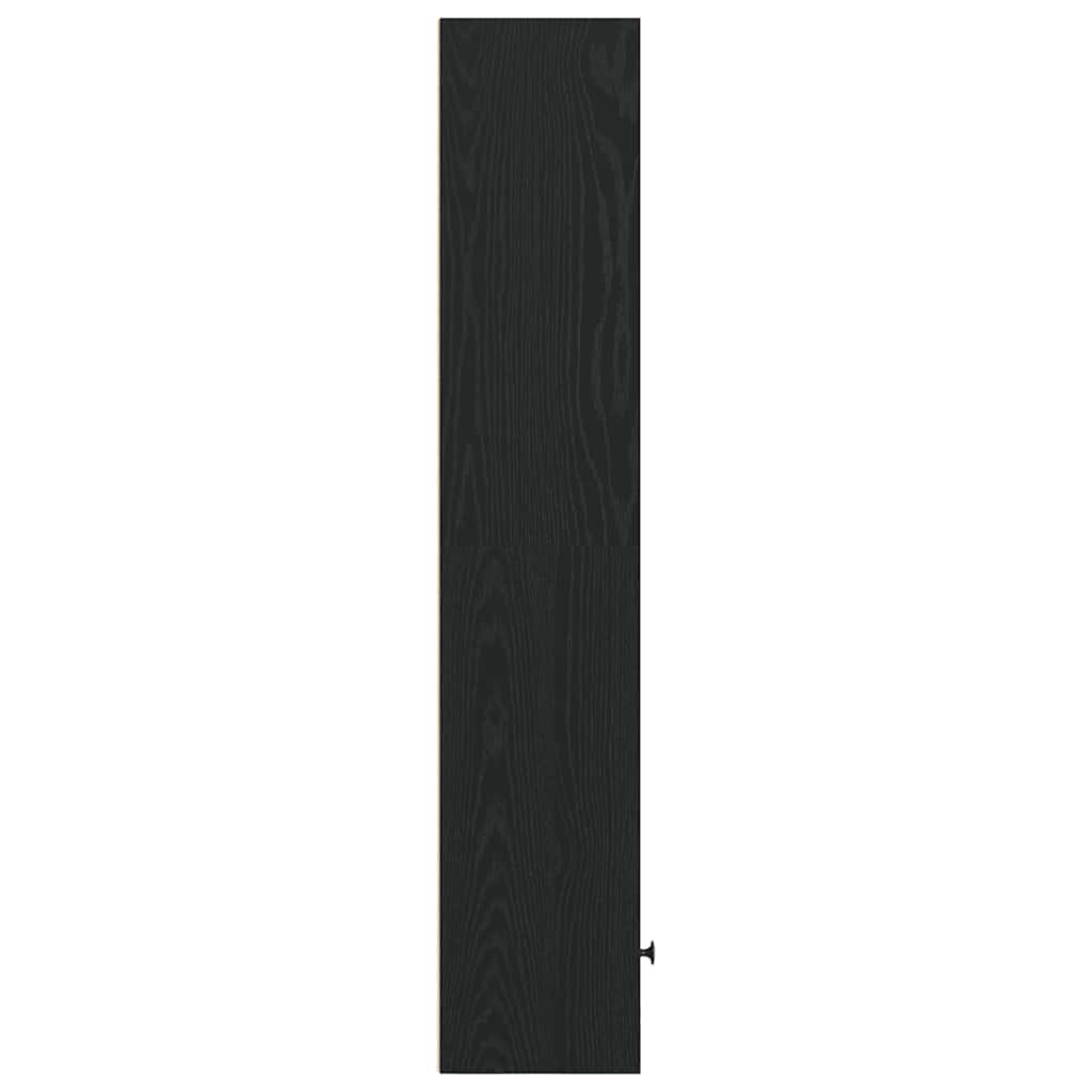 vidaXL Bibliotecă Stejar negru 31x24x127 cm Lemn prelucrat vidaXL Bibliotecă Stejar negru 31x24x127 cm Lemn prelucrat