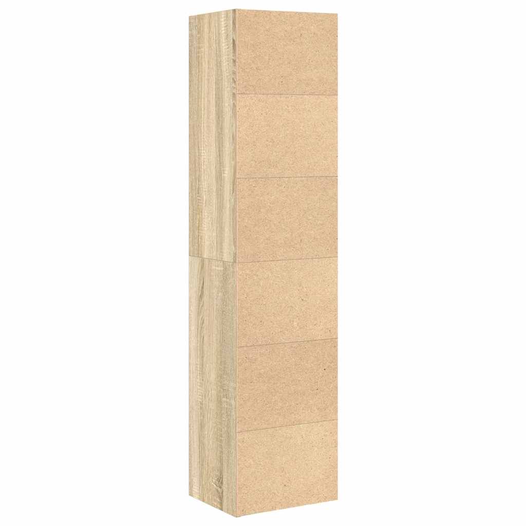 vidaXL Bibliotecă, stejar sonoma, 31x24x127 cm, lemn prelucrat vidaXL Bibliotecă, stejar sonoma, 31x24x127 cm, lemn prelucrat