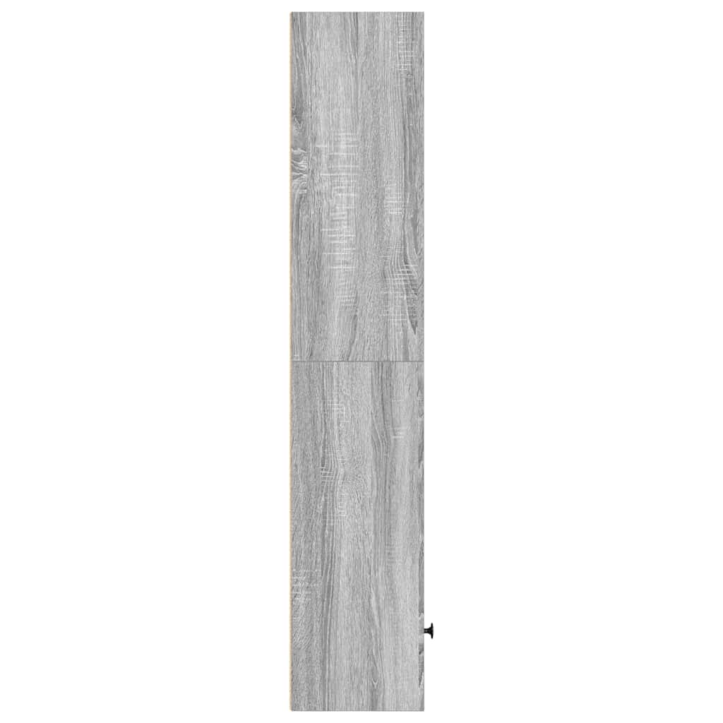 vidaXL Bibliotecă, gri sonoma, 31x24x127 cm, lemn prelucrat vidaXL Bibliotecă, gri sonoma, 31x24x127 cm, lemn prelucrat
