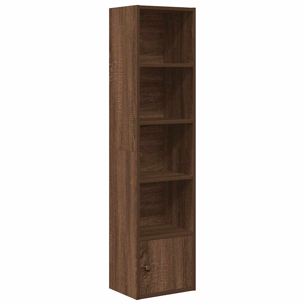 vidaXL Bibliotecă, stejar maro, 31x24x127 cm, lemn prelucrat