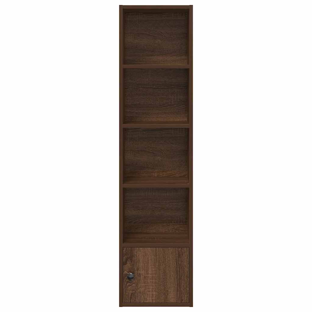 vidaXL Bibliotecă, stejar maro, 31x24x127 cm, lemn prelucrat