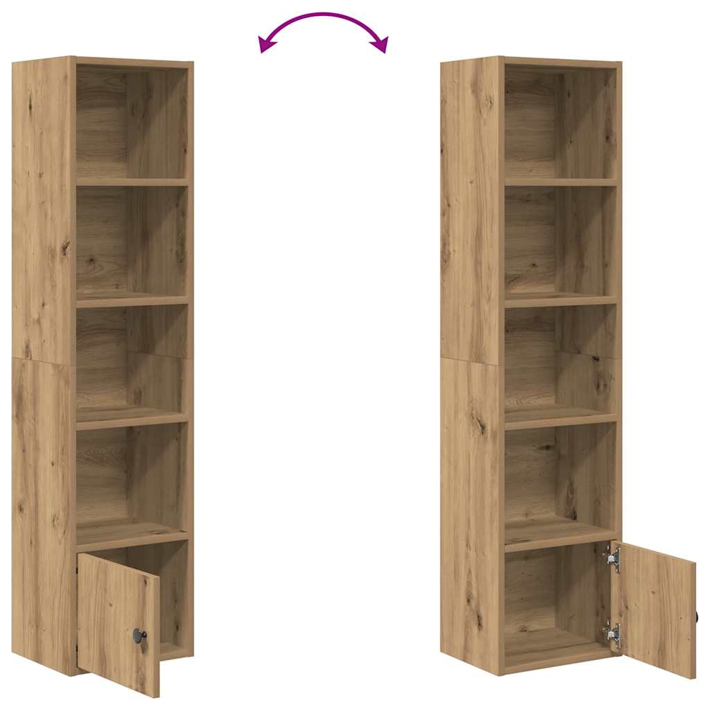 vidaXL Bibliotecă, stejar artizanal, 31x24x127 cm, lemn prelucrat vidaXL Bibliotecă, stejar artizanal, 31x24x127 cm, lemn prelucrat