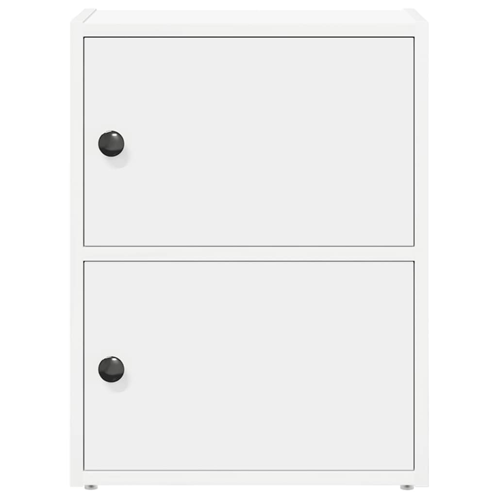 vidaXL Bibliotecă, alb, 40x24x52 cm, lemn prelucrat vidaXL Bibliotecă, alb, 40x24x52 cm, lemn prelucrat