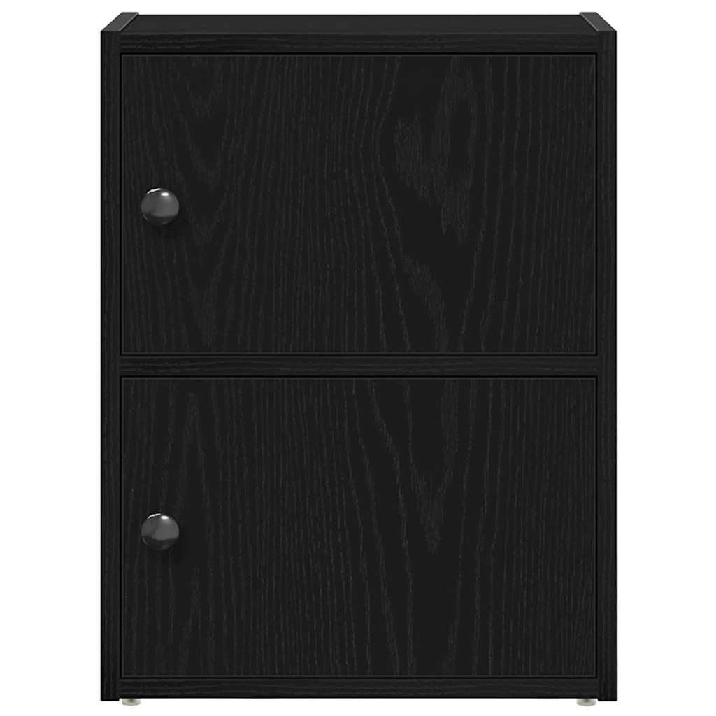 vidaXL Bibliotecă Stejar negru 40x24x52 cm Lemn prelucrat vidaXL Bibliotecă Stejar negru 40x24x52 cm Lemn prelucrat