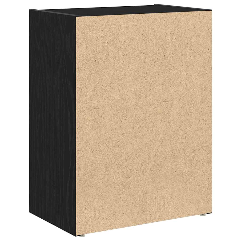 vidaXL Bibliotecă Stejar negru 40x24x52 cm Lemn prelucrat vidaXL Bibliotecă Stejar negru 40x24x52 cm Lemn prelucrat