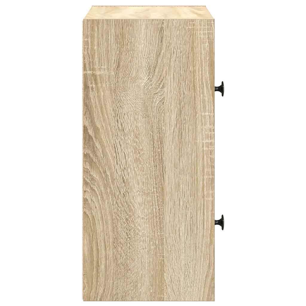 vidaXL Bibliotecă, stejar sonoma, 40x24x52 cm, lemn prelucrat vidaXL Bibliotecă, stejar sonoma, 40x24x52 cm, lemn prelucrat