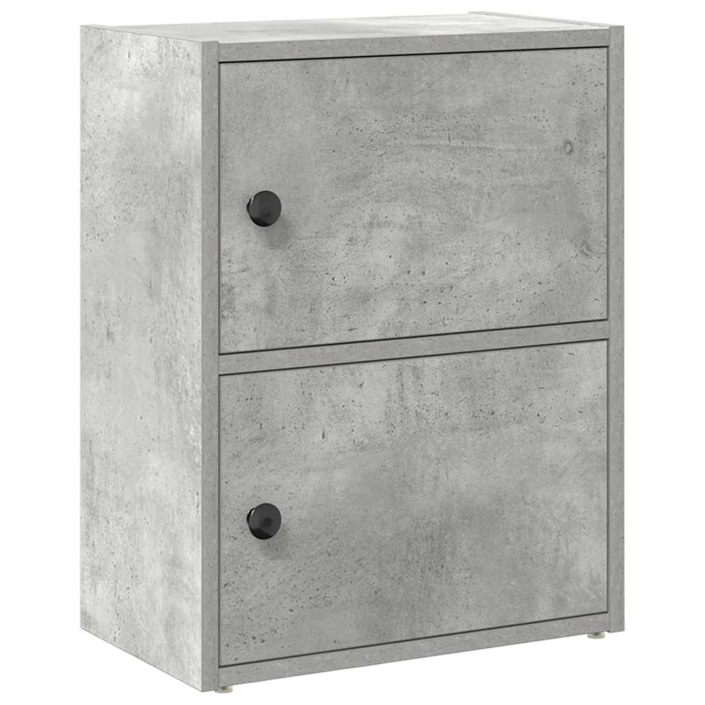vidaXL Bibliotecă, gri beton, 40x24x52 cm, lemn prelucrat vidaXL Bibliotecă, gri beton, 40x24x52 cm, lemn prelucrat