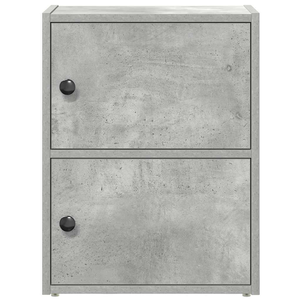 vidaXL Bibliotecă, gri beton, 40x24x52 cm, lemn prelucrat vidaXL Bibliotecă, gri beton, 40x24x52 cm, lemn prelucrat