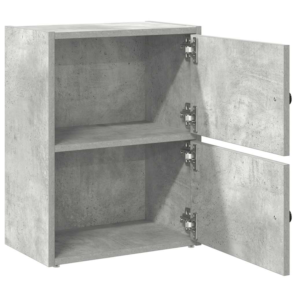vidaXL Bibliotecă, gri beton, 40x24x52 cm, lemn prelucrat vidaXL Bibliotecă, gri beton, 40x24x52 cm, lemn prelucrat