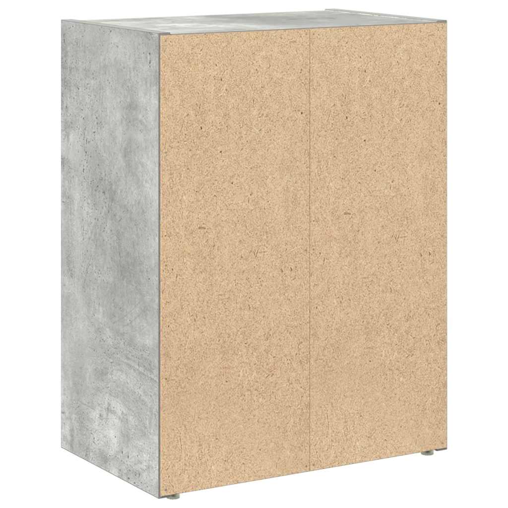 vidaXL Bibliotecă, gri beton, 40x24x52 cm, lemn prelucrat vidaXL Bibliotecă, gri beton, 40x24x52 cm, lemn prelucrat