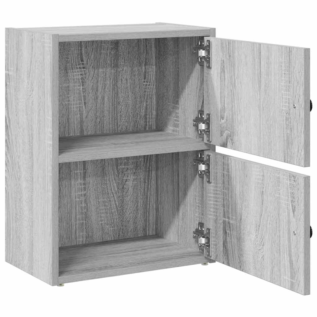 vidaXL Bibliotecă, gri sonoma, 40x24x52 cm, lemn prelucrat vidaXL Bibliotecă, gri sonoma, 40x24x52 cm, lemn prelucrat