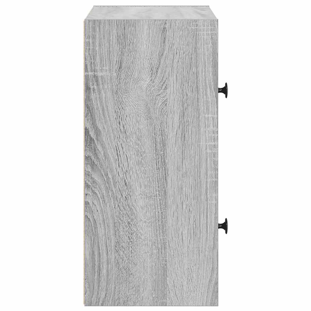 vidaXL Bibliotecă, gri sonoma, 40x24x52 cm, lemn prelucrat vidaXL Bibliotecă, gri sonoma, 40x24x52 cm, lemn prelucrat