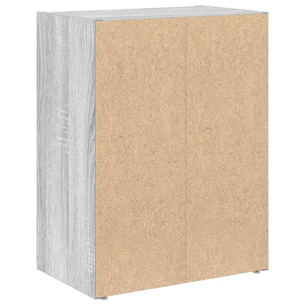 vidaXL Bibliotecă, gri sonoma, 40x24x52 cm, lemn prelucrat vidaXL Bibliotecă, gri sonoma, 40x24x52 cm, lemn prelucrat