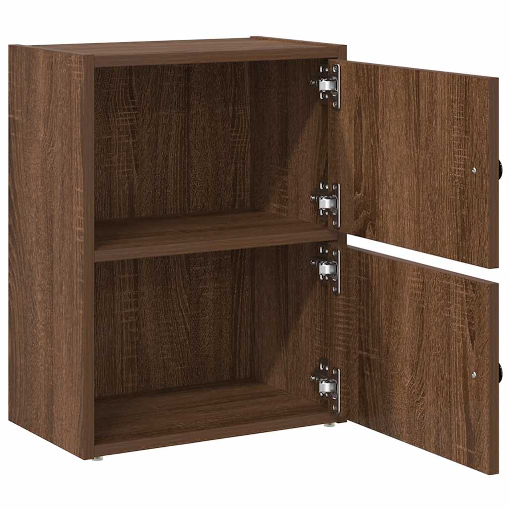 vidaXL Bibliotecă, stejar maro, 40x24x52 cm, lemn prelucrat