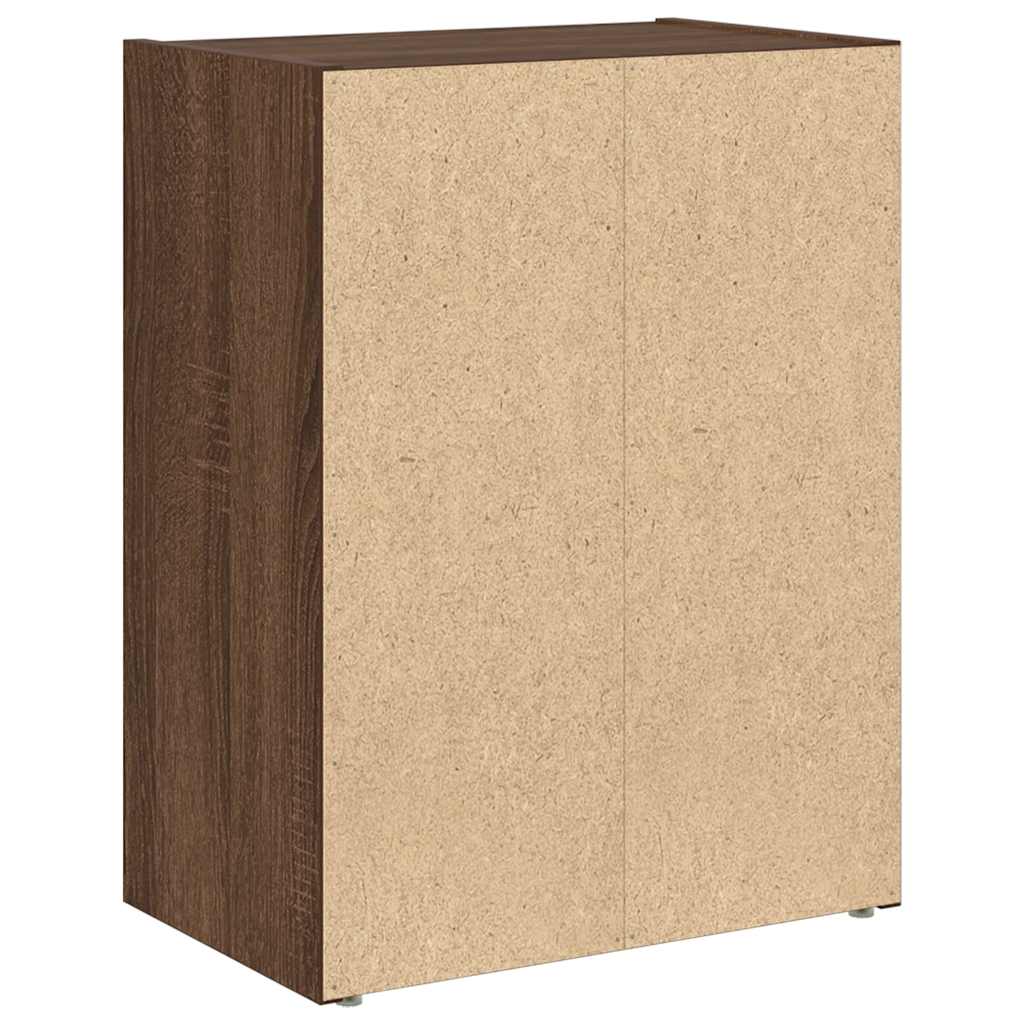 vidaXL Bibliotecă, stejar maro, 40x24x52 cm, lemn prelucrat
