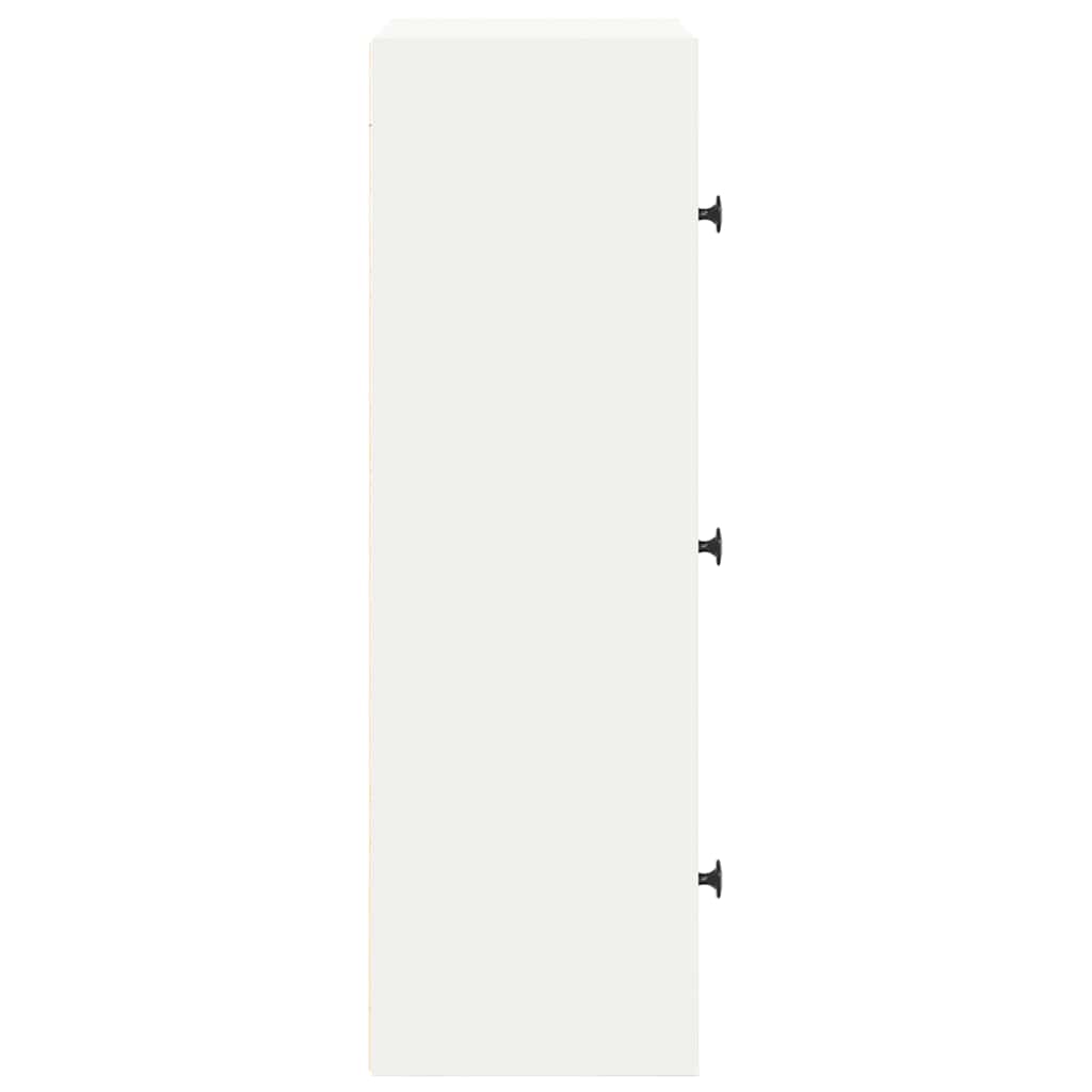vidaXL Bibliotecă, alb, 40x24x77 cm, lemn prelucrat vidaXL Bibliotecă, alb, 40x24x77 cm, lemn prelucrat