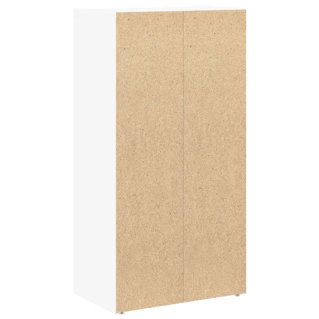 vidaXL Bibliotecă, alb, 40x24x77 cm, lemn prelucrat vidaXL Bibliotecă, alb, 40x24x77 cm, lemn prelucrat