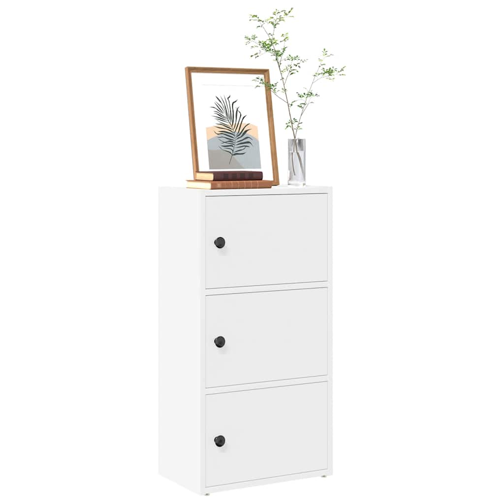 vidaXL Bibliotecă, alb, 40x24x77 cm, lemn prelucrat vidaXL Bibliotecă, alb, 40x24x77 cm, lemn prelucrat