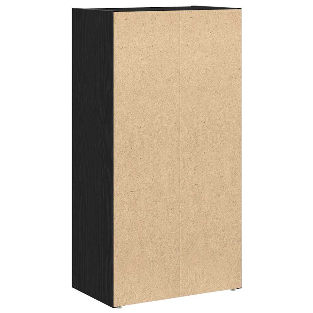 vidaXL Bibliotecă Stejar negru 40x24x77 cm Lemn prelucrat vidaXL Bibliotecă Stejar negru 40x24x77 cm Lemn prelucrat