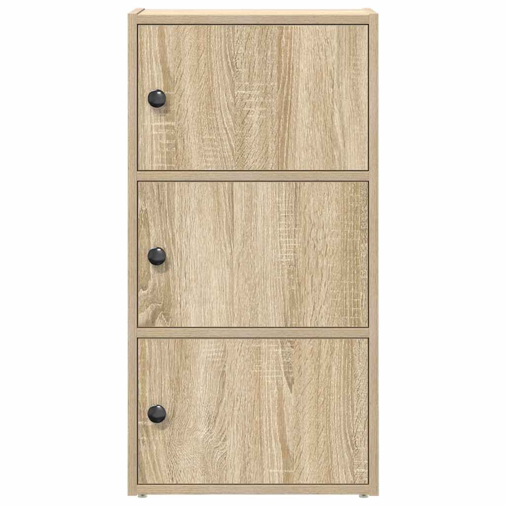vidaXL Bibliotecă, stejar sonoma, 40x24x77 cm, lemn prelucrat