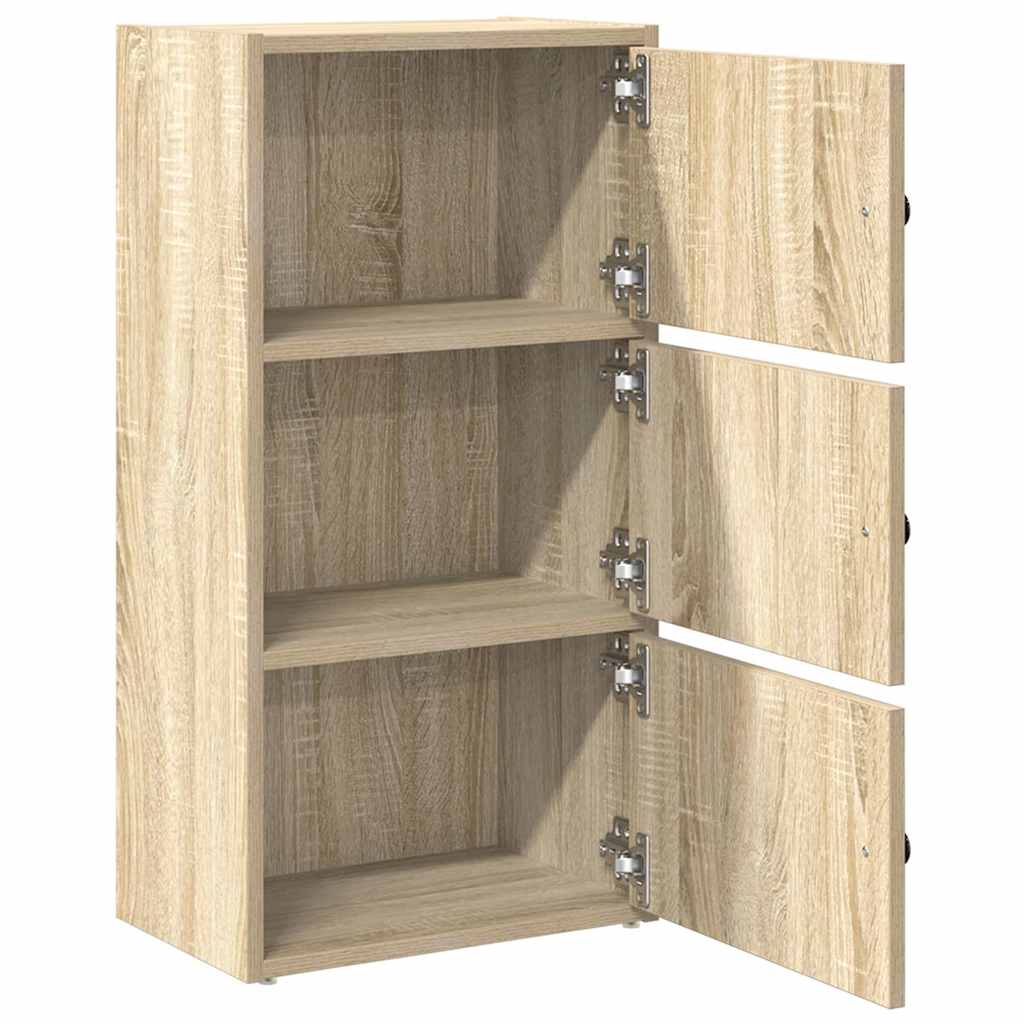 vidaXL Bibliotecă, stejar sonoma, 40x24x77 cm, lemn prelucrat