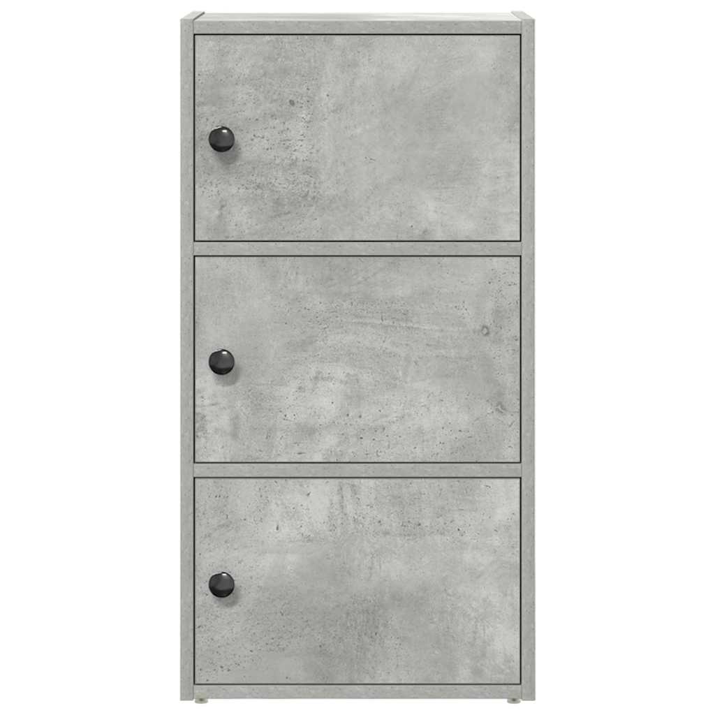 vidaXL Bibliotecă, gri beton, 40x24x77 cm, lemn prelucrat vidaXL Bibliotecă, gri beton, 40x24x77 cm, lemn prelucrat