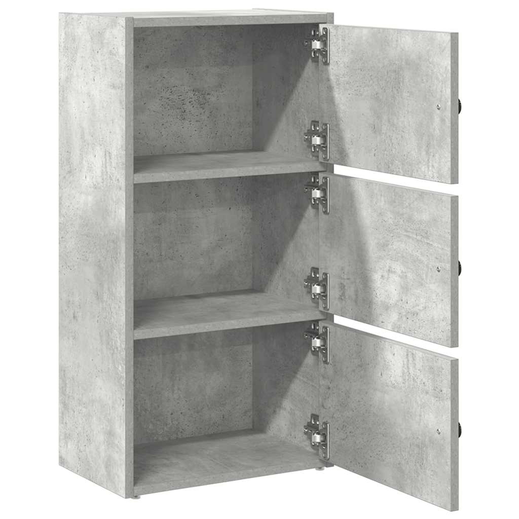vidaXL Bibliotecă, gri beton, 40x24x77 cm, lemn prelucrat vidaXL Bibliotecă, gri beton, 40x24x77 cm, lemn prelucrat