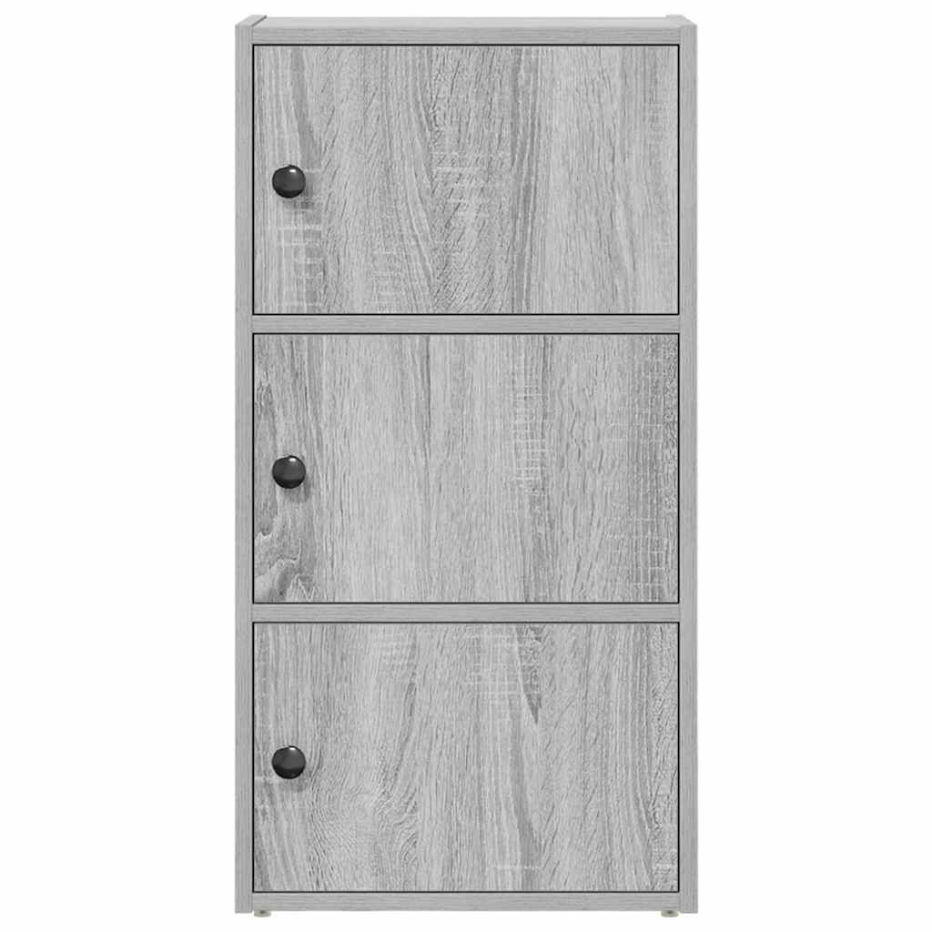 vidaXL Bibliotecă, gri sonoma, 40x24x77 cm, lemn prelucrat vidaXL Bibliotecă, gri sonoma, 40x24x77 cm, lemn prelucrat