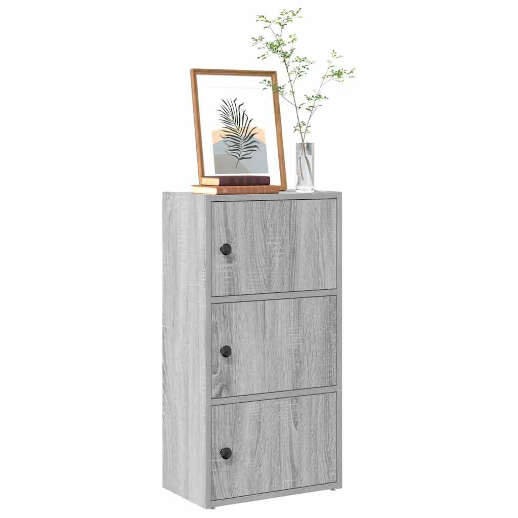 vidaXL Bibliotecă, gri sonoma, 40x24x77 cm, lemn prelucrat vidaXL Bibliotecă, gri sonoma, 40x24x77 cm, lemn prelucrat