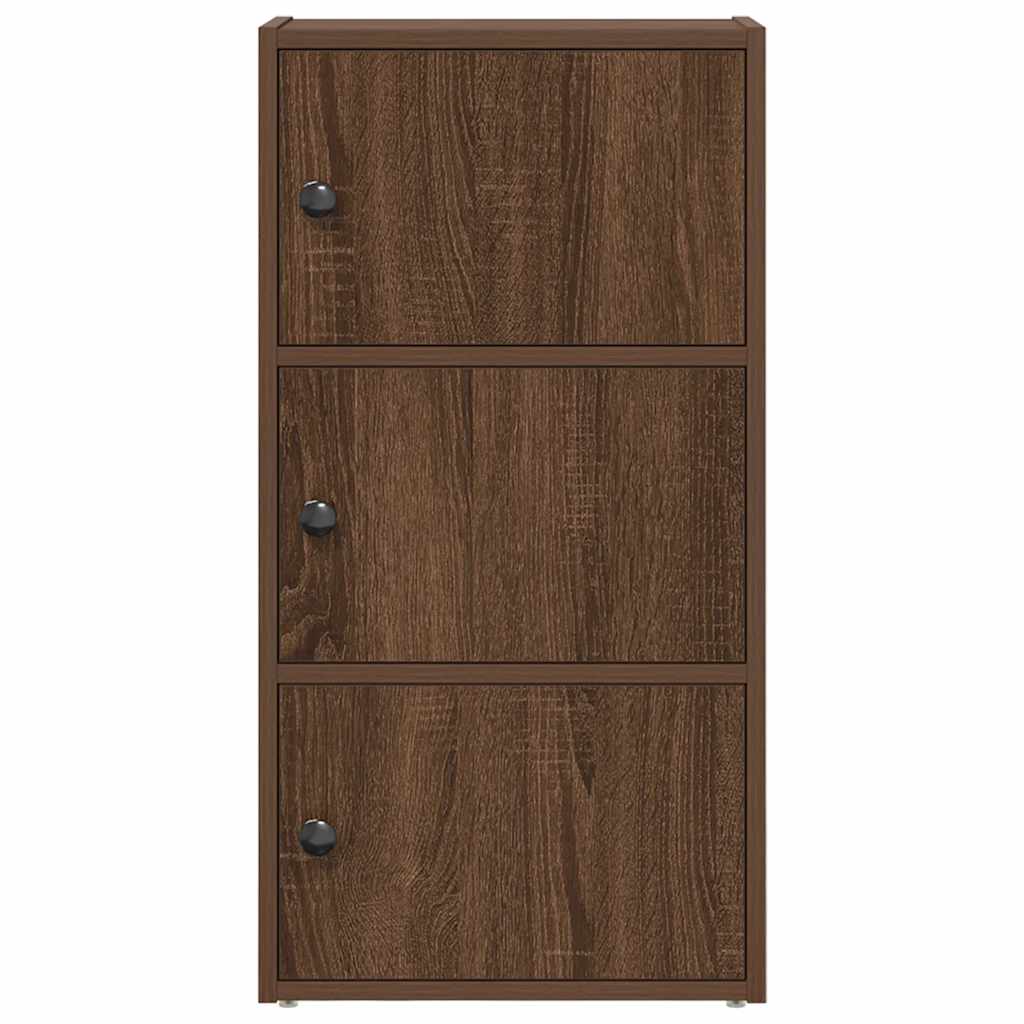 vidaXL Bibliotecă, stejar maro, 40x24x77 cm, lemn prelucrat vidaXL Bibliotecă, stejar maro, 40x24x77 cm, lemn prelucrat